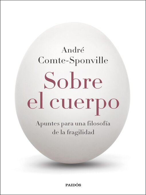 Title details for Sobre el cuerpo by André Comte-Sponville - Available